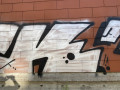 Groflchiges Graffiti